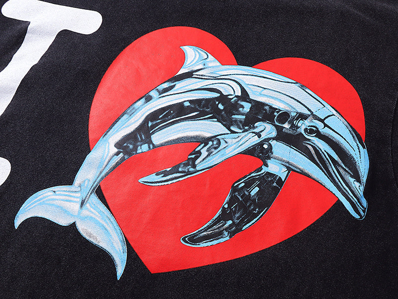 Godspeed Miami Dolphin T-Shirt Black