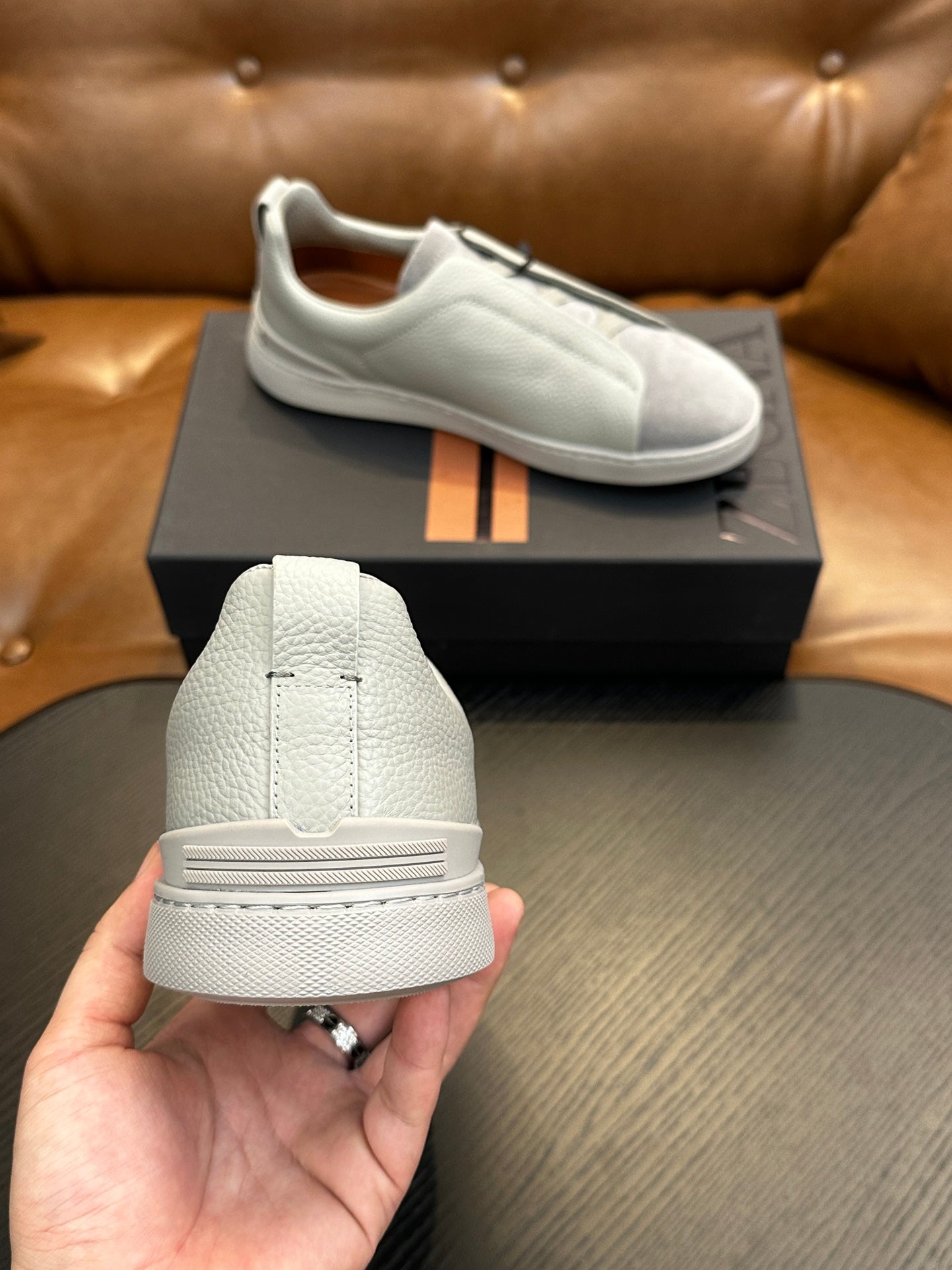 Zegna Triple Stitch™ Low-Top Sneakers