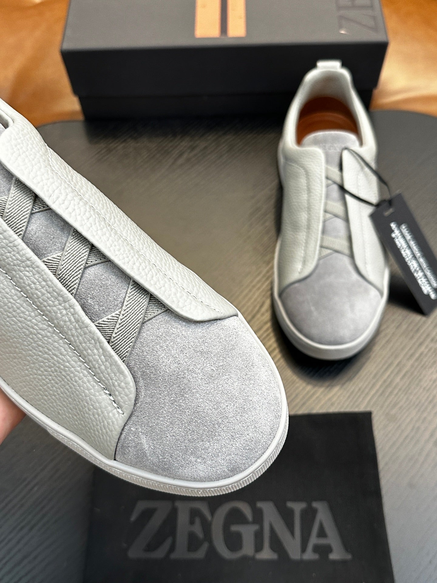 Zegna Triple Stitch™ Low-Top Sneakers