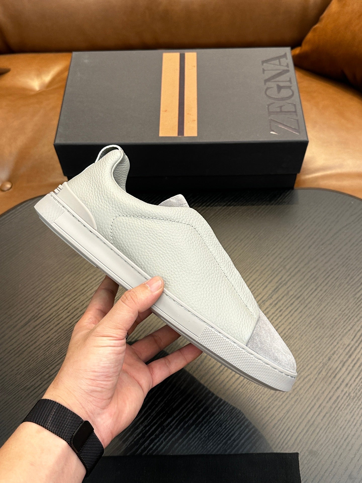 Zegna Triple Stitch™ Low-Top Sneakers