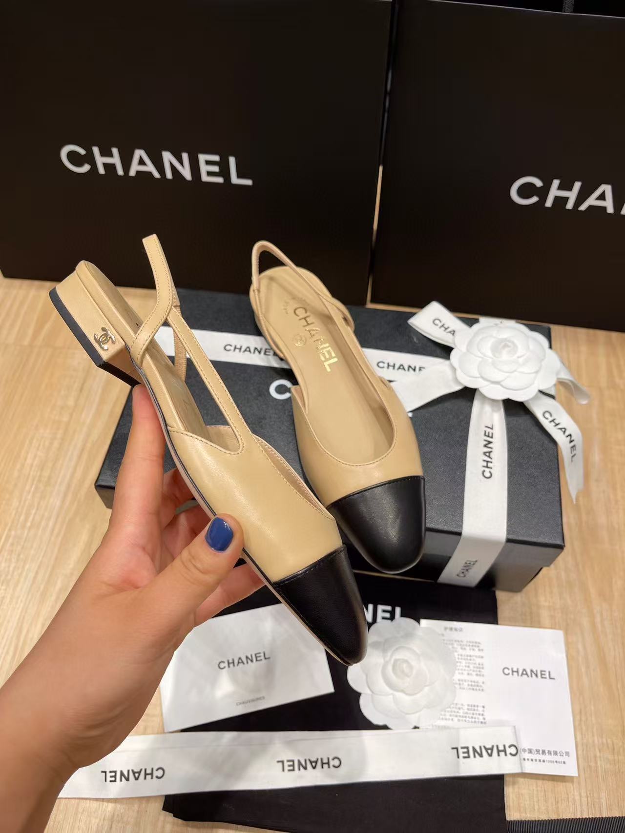 Chanel Classic Slingback Heels